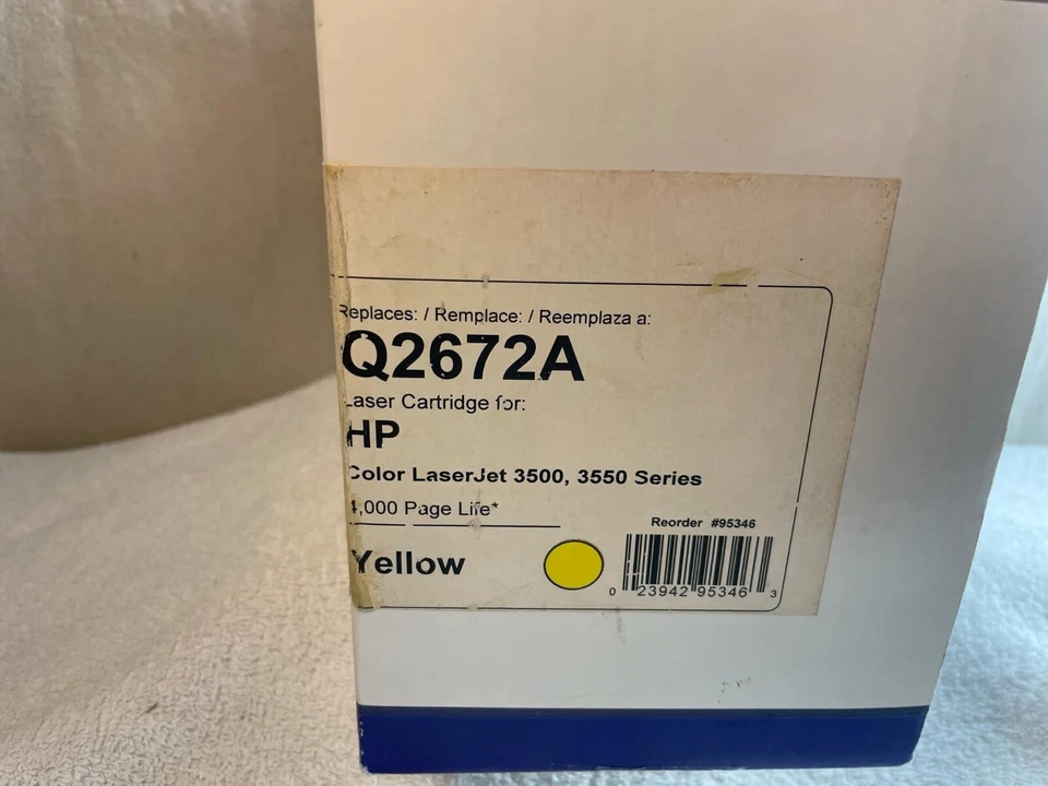 NUEVO SELLADO-Verbatim Laser Jet Cartucho Tinta Impresora Negra Q2672A-HP 3500 y 3550 Foto 3 de 4