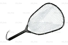 Trout Fishing Net - Soft Rubber Mesh - Aluminum Net - Black or Red - USA SELLER