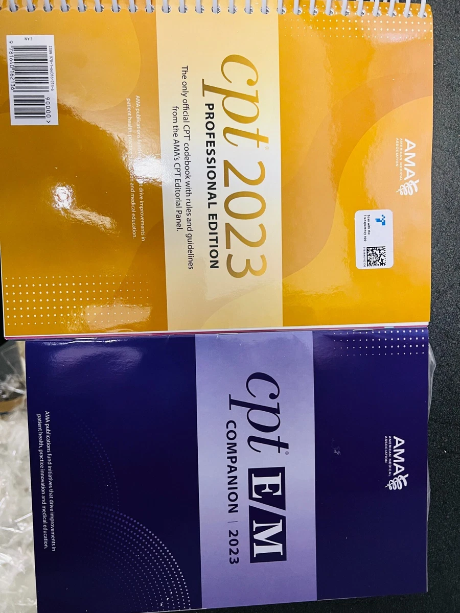 CPT Professional 2023 and E/M Companion 2023 Bundle