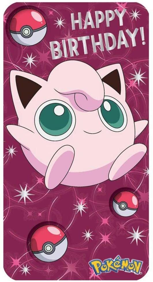 Offizielle Pokemon Geburtstagskarte – Happy Birthday Mit Coolem Design
