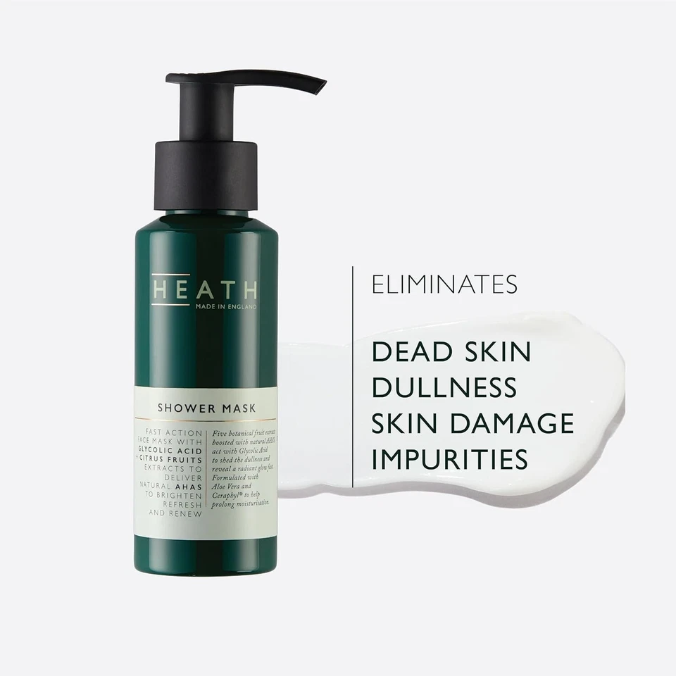 Heath Shower Mask Fast Action Face Mask Men with Glycolic Acid - Image 3 of 4