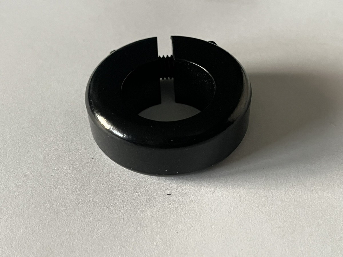 🍀BMX OLD SCHOOL 25.4 ROUND BLACK SEAT CLAMP HUTCH TRICKSTAR PRO