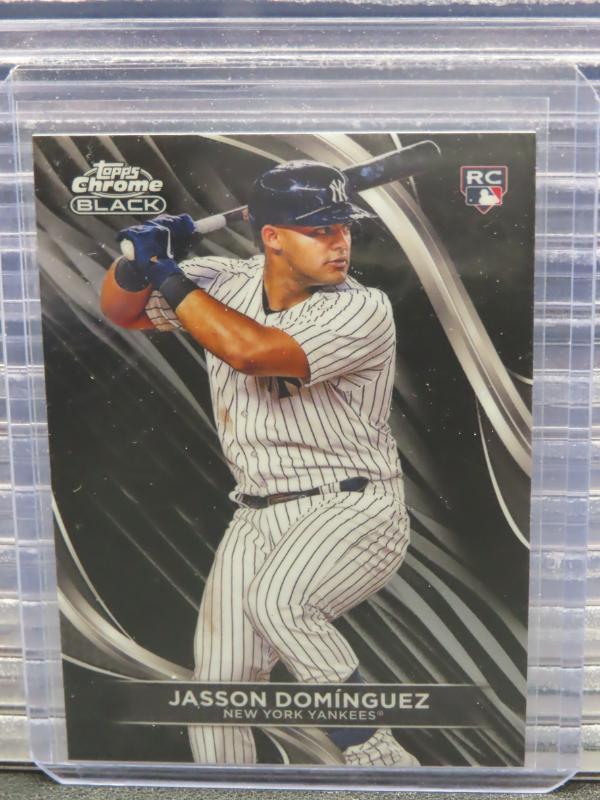 2024 Topps Chrome Black Jasson Dominguez Rookie RC #19 New York Yankees