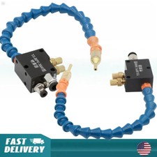 2-Pack CNC Oil Mist Spray Coolant Lubrication Spray System 300mm Hose Length