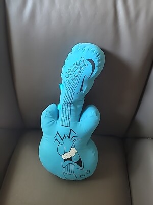 Applause Guitar Plush Art's Pa 16.5'' Vintage Stuffed Blue Aqua Item No. 54510