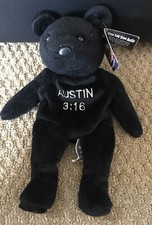 Stone Cold Steve Austin 1999 Attitude Bear 100 Whoop Ass With Tags 9-inches