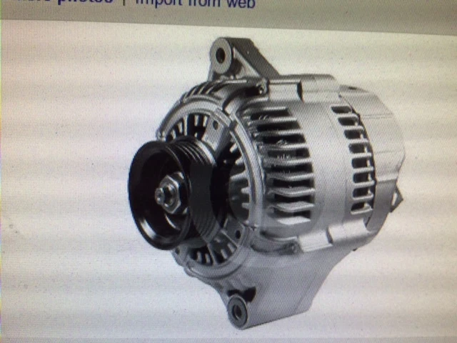 HIGH AMP Acura RL V6 3.5L 3475cc 1996 1997 1998 1999 2000 2004 HD ALTERNATOR - Image 2 of 2