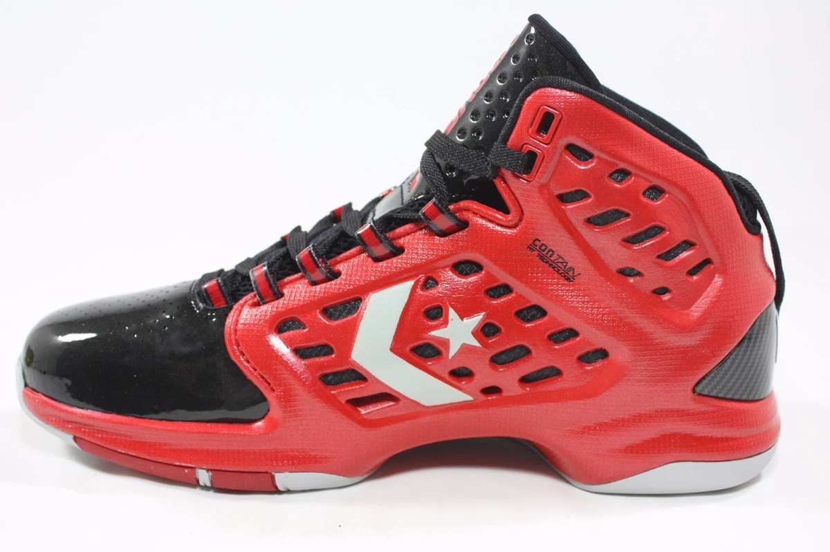 NEW RARE Converse Defcon Mid Metallic Var Red Black 128530C