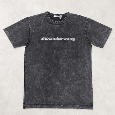 ALEXANDER WANG Black Hotflix Grill T Shirt Size XS | eBay