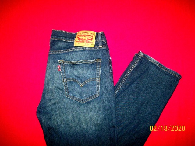 levi's 514 slim straight stretch jeans