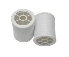 (0,02&euro;/m) N&auml;hmaschinen N&auml;hgarn Polyester 100/3 200m wei&szlig; 2 St&uuml;ck (1000)