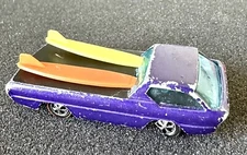Hot Wheels Redline 1967 Deora HK Purple Original Paint w Repro Surfboard