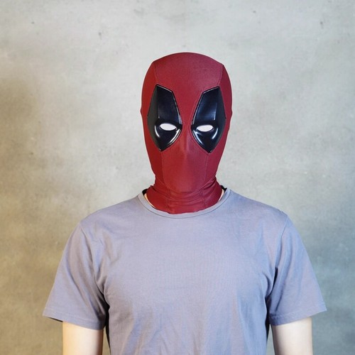 New Handmade Deadpool 3 Movie Mask Cosplay Wearable Helmet Prop Mask + Faceshell - Picture 25 of 31