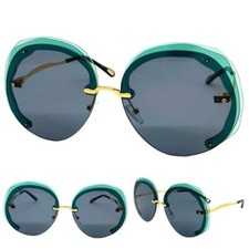 Oversize Exaggerated Classic Vintage Retro Style SUNGLASSES Large Big Round Lens