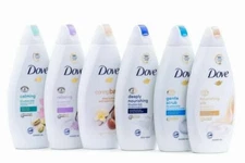 Dove Body Wash, Variety 15.2OZ  (Pack of 6)