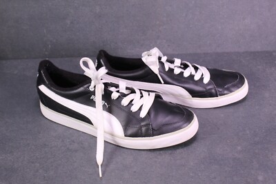 Puma Sneaker Court Classic low Herren Sportschuhe Gr. 42 schwarz weiß SB2794