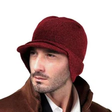 Men Women Hats Winter Warm Knit Cap Ski Hat Beanie Fleece Snow Caps Skull Cuff