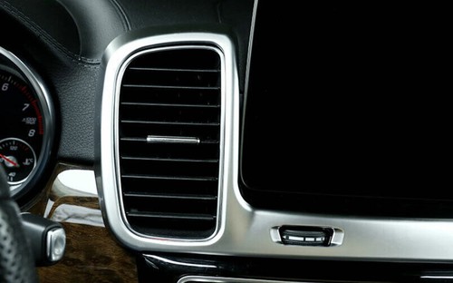 Central Console Air Outlet Vent Trim Fit For Benz GLE GLS 2016-2019 Matte Silver - Picture 9 of 16