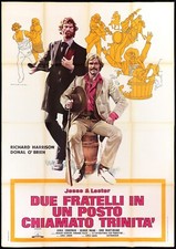 DUE FRATELLI IN UN POSTO CHIAMATO TRINITA MANIFESTO WESTERN 1972 MOVIE POSTER 4F