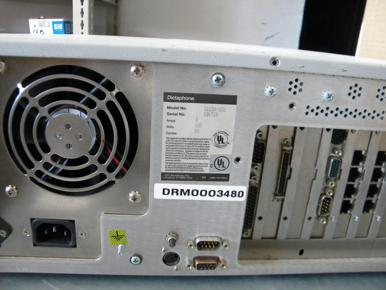 Vintage Dictaphone Voice Processor 31230-032- complete populated & tape drives
