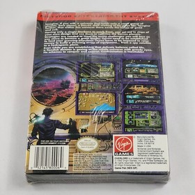 Overlord (Nintendo NES, 1993) New SEALED Partial Tear At Top Space Strategy Game