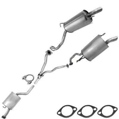 Resonator Pipe Mufflers Exhaust System kit fits: 2007-2009 Hyundai SantaFe 2.7L