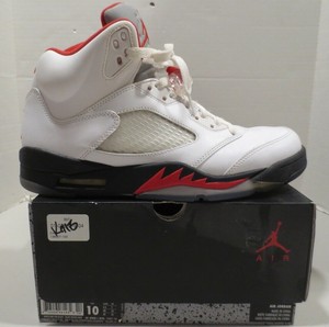 jordan 5 fire red size 10