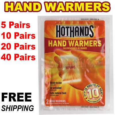 HotHands Hand Warmers Pairs Safe Natural Odorless Pocket Heat