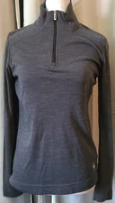 Woman's Smartwool pullover sweater - M - Gray - 100% Merino wool Merino 250
