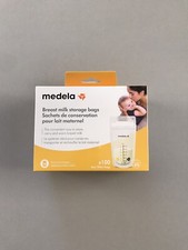 Medela Breast Milk Storage Bags 6 oz/180 ml 100 Count Box NEW