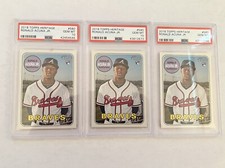 3 Card Lot 2018 Topps Heritage RONALD ACUNA JR Rookie Card #580 PSA10 GEM MINT