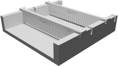 Einstellbare Position Gelkamm für thermowissenschaftliche Eule Elektrophoresesesysteme