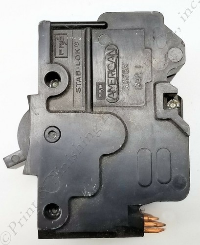 FPE American STAB-LOK 40A 3-Pole Circuit Breaker 10K AIC 240VAC - Stock SP1173 - Picture 4 of 8