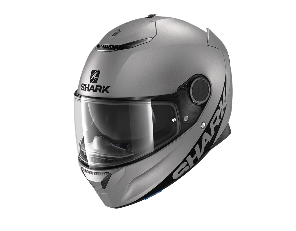 Casque Moto Shark Ridill Blank Noir Mat Intégral