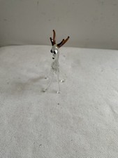 Murano Glass,Lauscha glass,Bimini,Glass Stag,Deer,Reindeer Ornament,Stag Figure