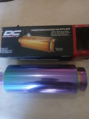DC Sports EX-5022 Muffler. Open Box But Still New Wrapped In Plastic