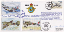 Tornado ZA370 FLOWN Cover: RAF(75)19 RAF 75th Anniversary + OC 11(AC)Sqn Signed