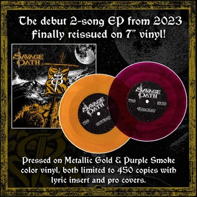 SAVAGE OATH -  Same (LIM.450 PURPLE VINYL*DEBUT EP*US EPIC METAL KILLER)