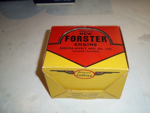 UNBELEVABLE FOSTER 29 BEAUTIFUL IGNITION MODEL AIRPLANE ENGINE 1989 REPRODUCTION