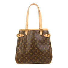 LOUIS VUITTON LV GHW Batignolles Shoulder Tote Bag Handbag M51153 Monogram Brown