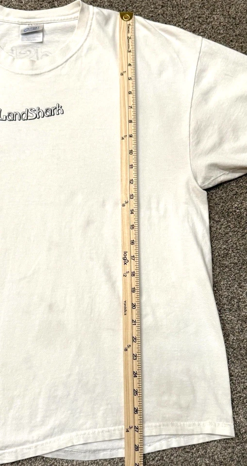 Camiseta LandShark Sink or Swim XL Blanco Tiburón Gráfico Port & Company Camiseta Foto 4 de 4