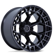 Fc873 Charger 6 Fuel Wheels 17x9 Blk Machined Dark Tint Rims 6-lug 4pcs C3