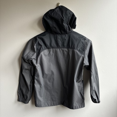 Columbia Glennaker Kids Rain Jacket 6 Black Coat Waterproof Hooded Camp Hiking - Picture 9 of 11