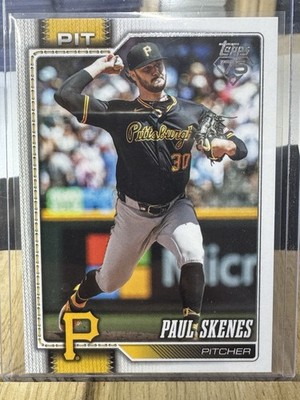 2026 Series 1 Paul Skenes SP Companion Card Super Box Exclusive - Pirates