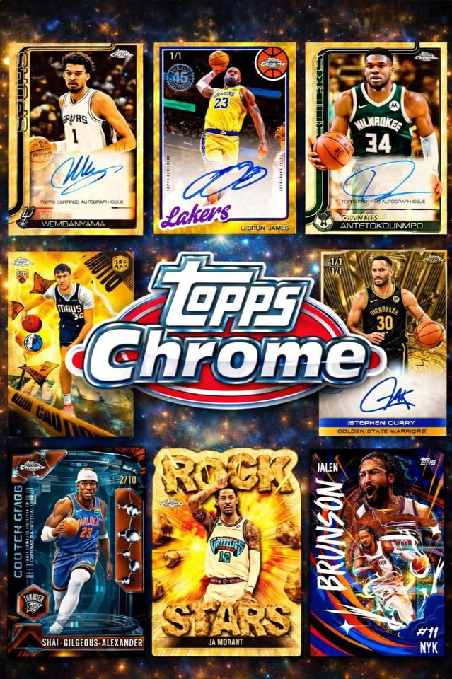 BIGGEST RELEASE OF THE YEAR- $1 Random 2025 Topps Chrome Basketball Mixers