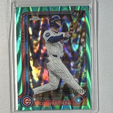 2025 Topps Chrome Update Teal RayWave Refractors #USC76 Pete Crow-Armstrong /299