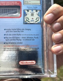 VGA 85+ Nintendo Game Boy Color Pokemon Gold Silver Limited Gameboy Not Wata PSA