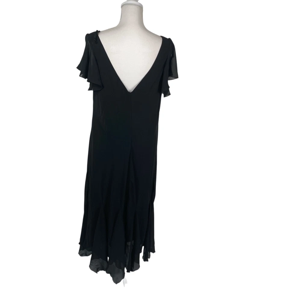 Vestido Vintage S. L. Moda Asimétrico Floral Bordado Capricho Hada 18 Foto 2 de 4