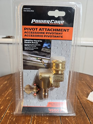 #ad Power Care Pivot Attachment Pivoting Coupler for Pressure Washer Spray Nozzle $14.50