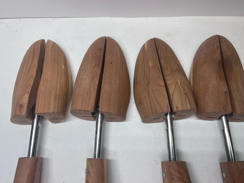 Woodlore Split Toe Adjustable Shoe Tree Wooden Cedar Forms Unisex Size 12 - Picture 3 of 7